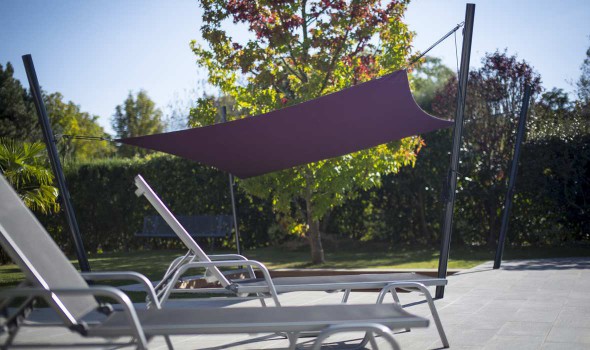 voile d'ombrage imperméable