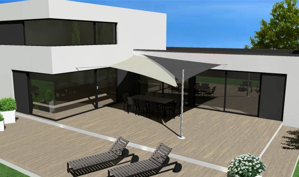 pack voiles d'ombrage petit prix