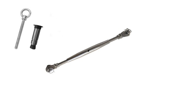 voile d'ombrage fixation courte