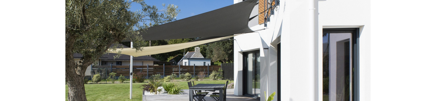 Discover our shade sail pack ready-to-use