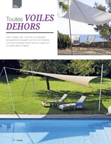 Magazine voile ombrage Voile d'ombrage pagazine
