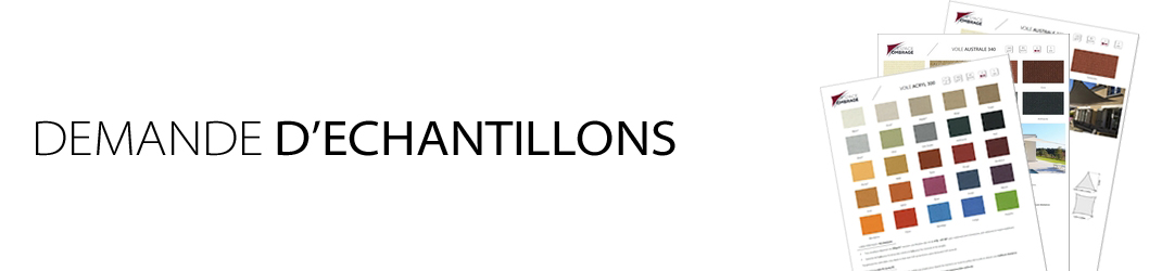 demande d'échantillons de tissu