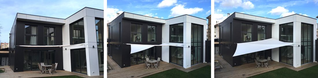 Vela de sombra enrollable