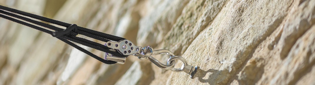 Fixation longue voile d'ombrage