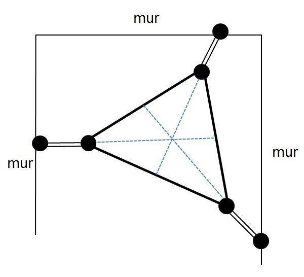 Kit entremurs renforcé triangle