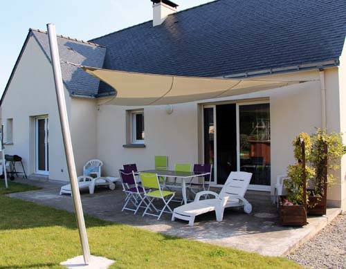 poteau - mât pour voile d'ombrage