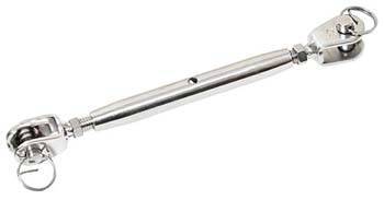 Tensor horquilla inox para vela de sombra