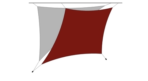 pack voile d ombrage 2 mats