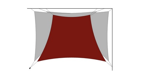 pack voile d'ombrage 1 mat