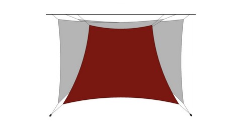 pack voile d ombrage 2 mats