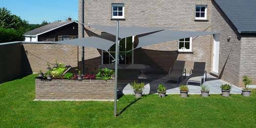 Toiles d'ombrage Tout Temps coloris Anthracite