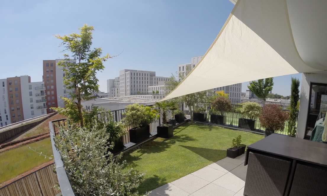 Voile d'ombrage balcon