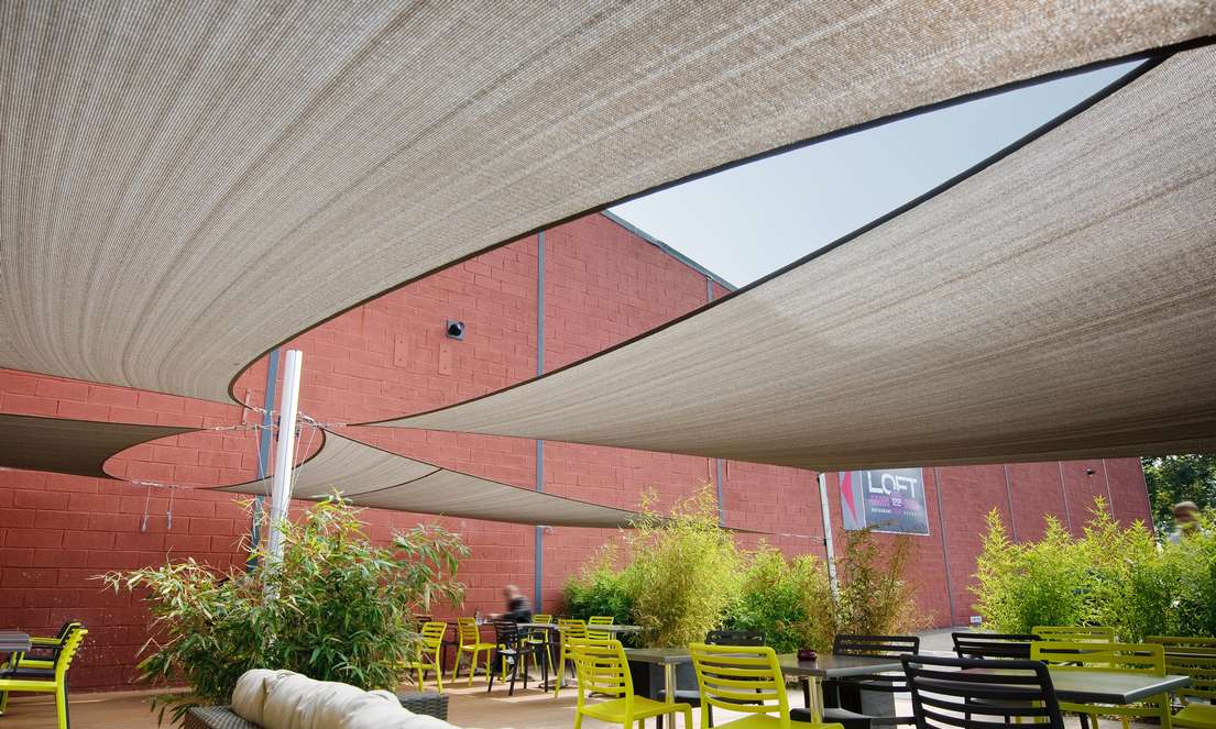 Voiles d'ombrage restaurant