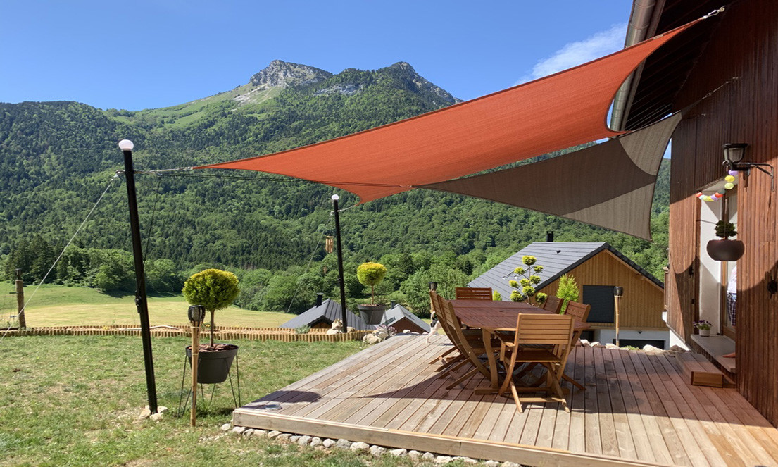 Voiles d'ombrage terrasse