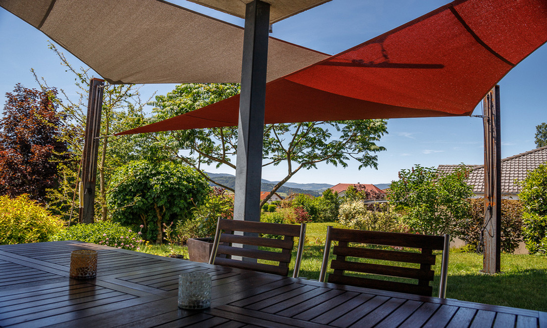 Voiles d'ombrage superposées