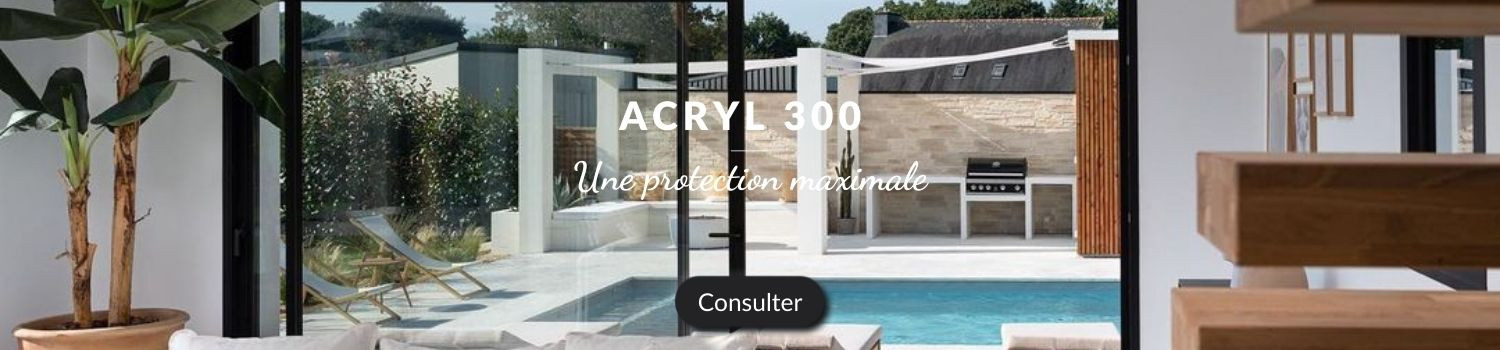 voile d'ombrage impermeable acryl 300