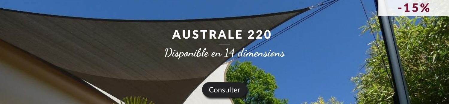 voile d'ombrage australe 220
