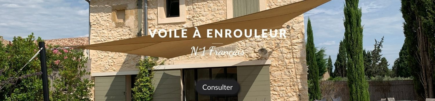 voile d'ombrage a enrouleur
