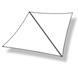 Voile d'ombrage sur mesure à enrouleur Carré