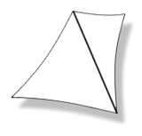 Voile d'ombrage sur mesure à enrouleur Trapèze