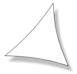 Voile d'ombrage sur mesure Triangle