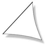 Voile d'ombrage sur mesure à enrouleur Triangle