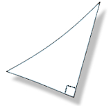 Voile d'ombrage sur mesure Triangle Rectangle